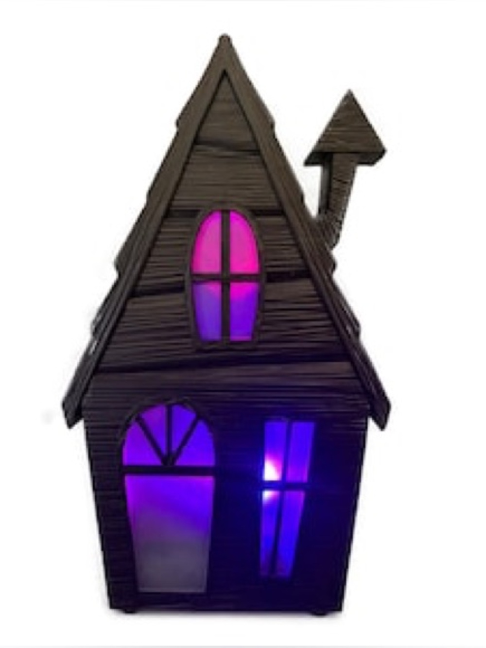 NEW Light-Up Halloween Decor Set of 4 Ghost Pumpkin Bat Haunted House - Picture 8 of 12